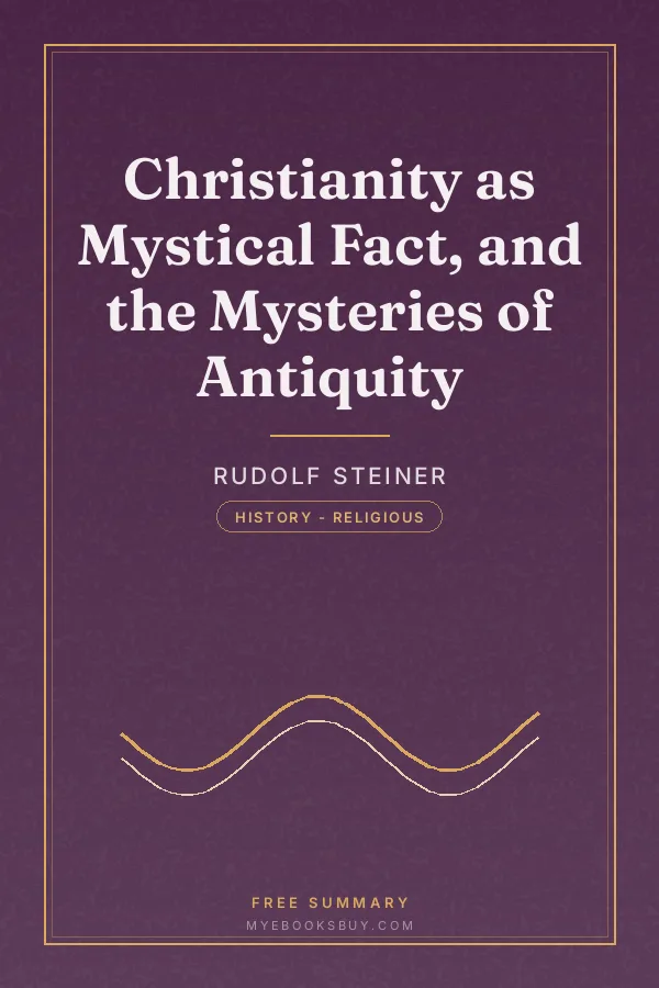 Cover of Christianity as Mystical Fact, and the Mysteries of Antiquity