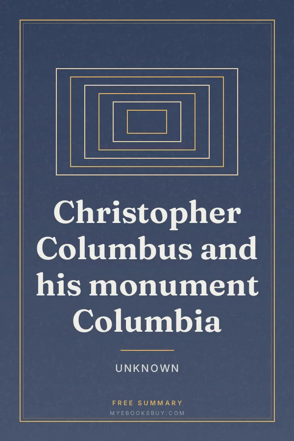 Cover of Christopher Columbus and his monument Columbia
