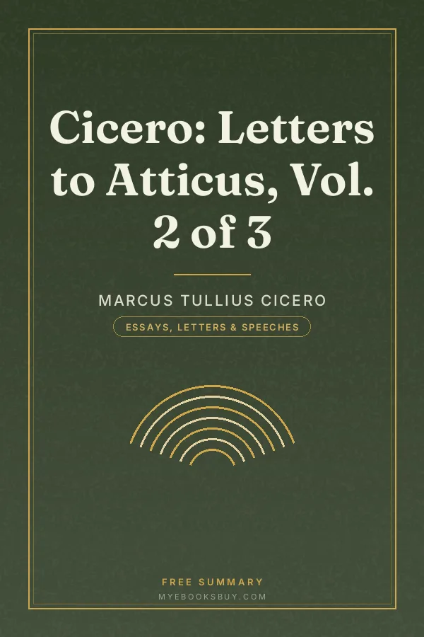 Cover of Cicero: Letters to Atticus, Vol. 2 of 3