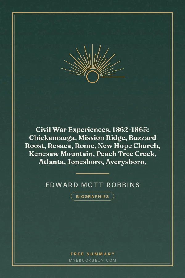 Cover of Civil War Experiences, 1862-1865: Chickamauga, Mission Ridge, Buzzard Roost, Resaca, Rome, New Hope Church, Kenesaw Mountain, Peach Tree Creek, Atlanta, Jonesboro, Averysboro, Bentonville
