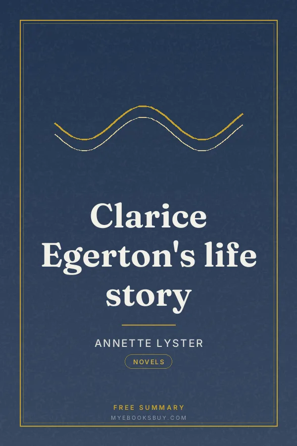 Cover of Clarice Egerton's life story