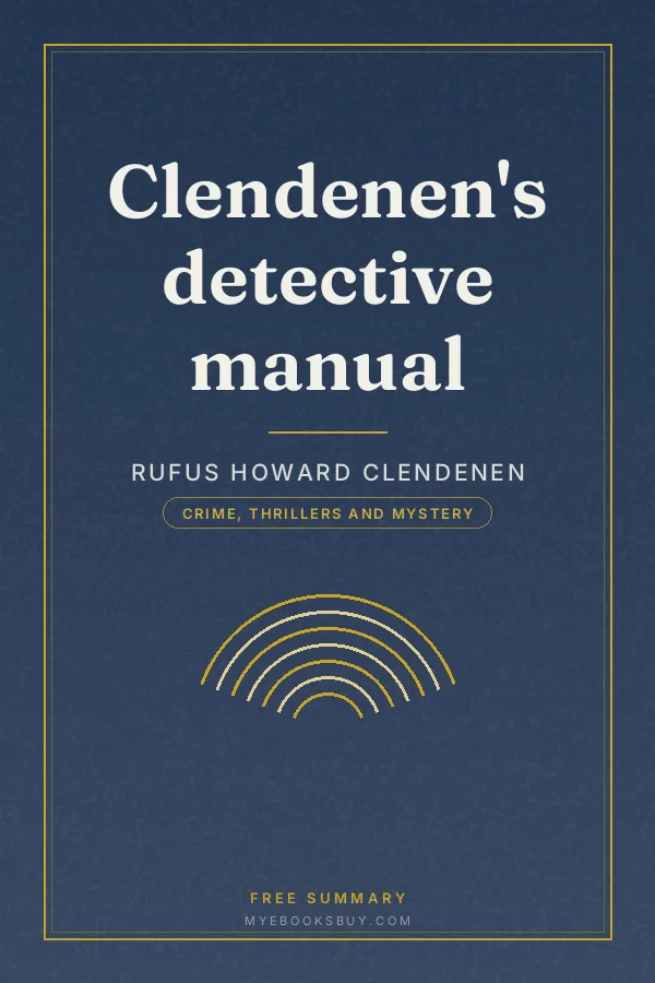 Cover of Clendenen's detective manual