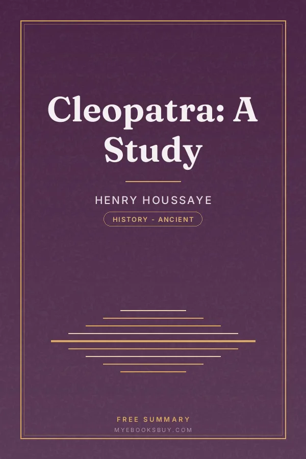 Cover of Cleopatra: A Study