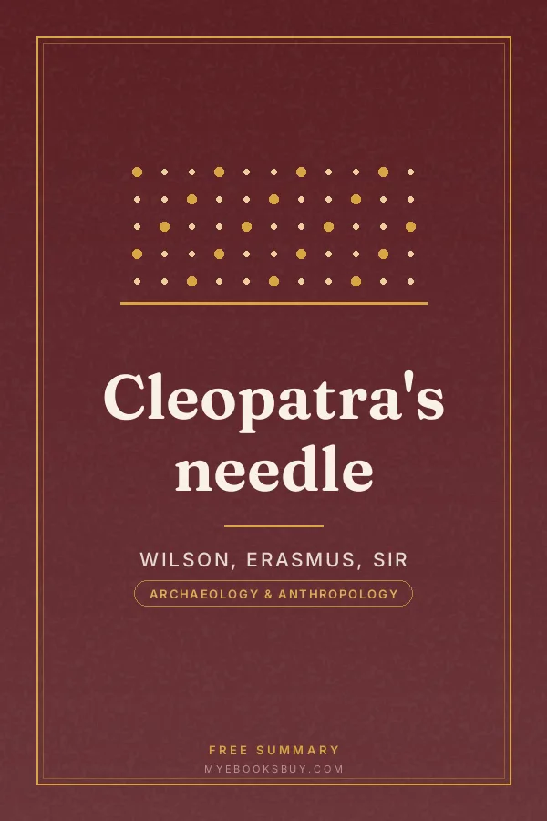 Cover of Cleopatra's needle