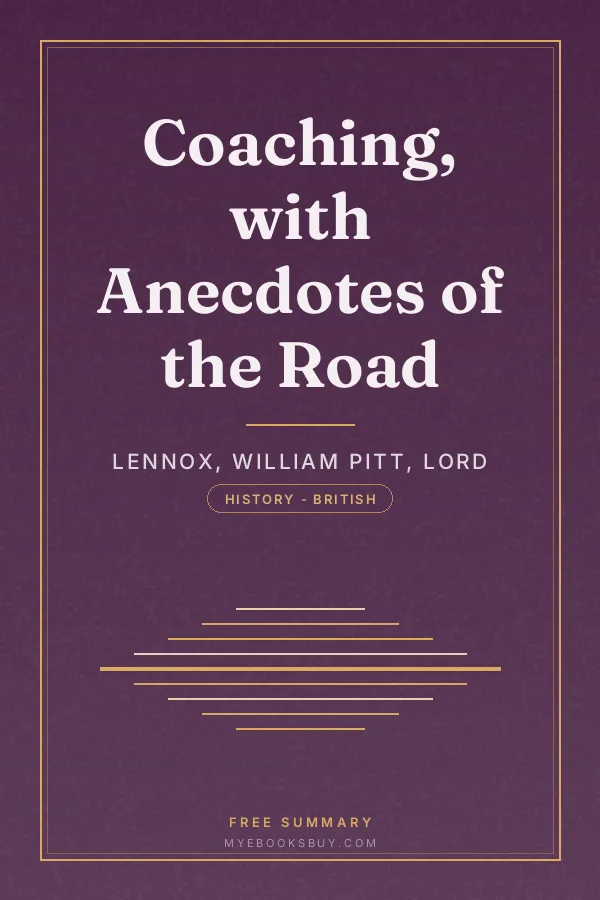 Cover of Coaching, with Anecdotes of the Road