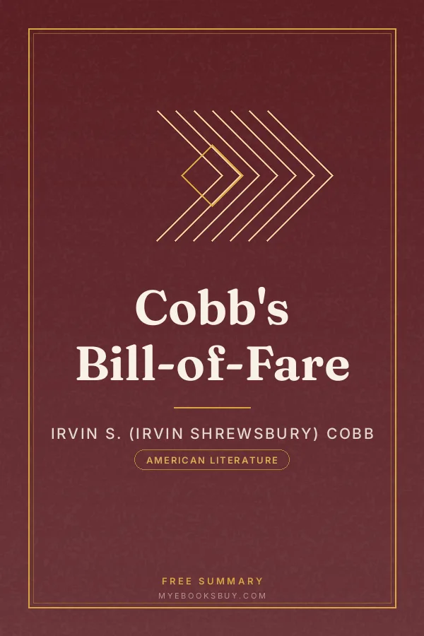 Cover of Cobb's Bill-of-Fare