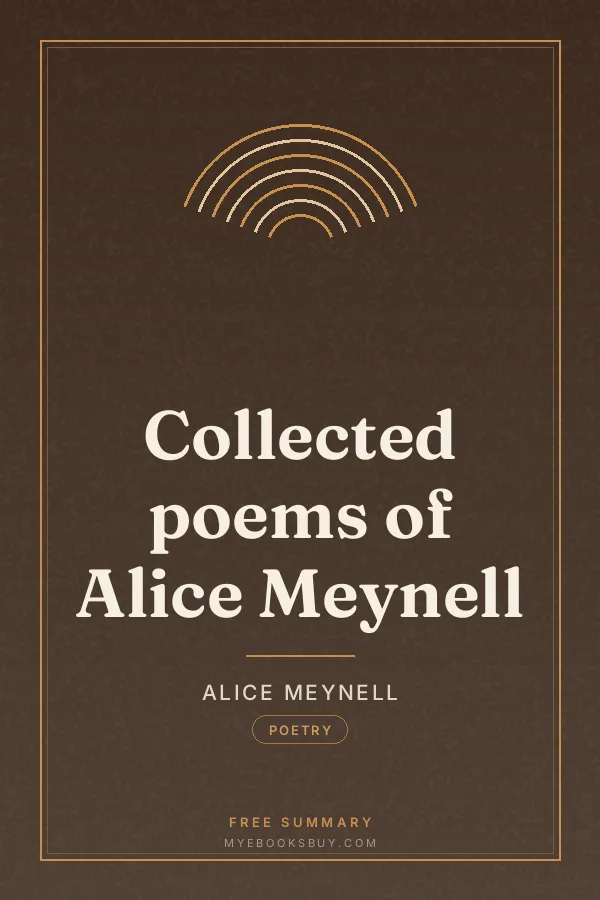 Cover of Collected poems of Alice Meynell