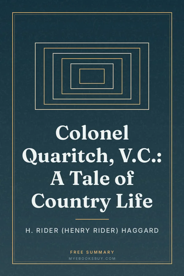 Cover of Colonel Quaritch, V.C.: A Tale of Country Life