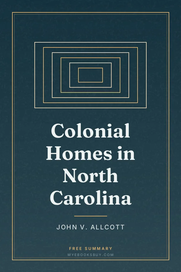 Cover of Colonial Homes in North Carolina