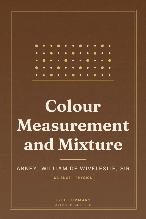 Cover of Colour Measurement and Mixture