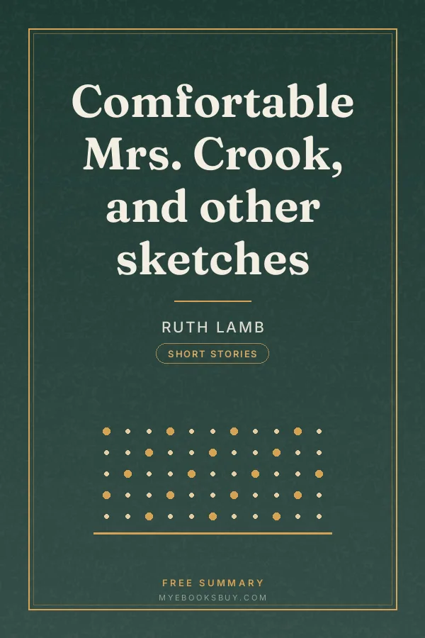Cover of Comfortable Mrs. Crook, and other sketches