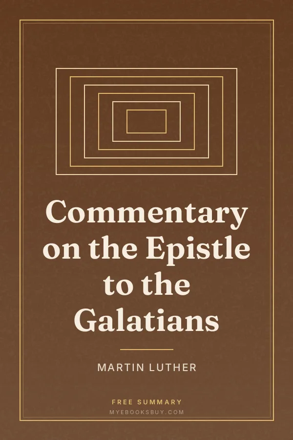 Cover of Commentary on the Epistle to the Galatians