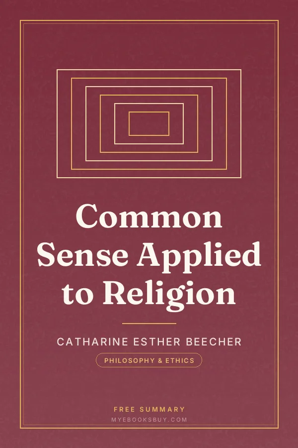 Cover of Common Sense Applied to Religion