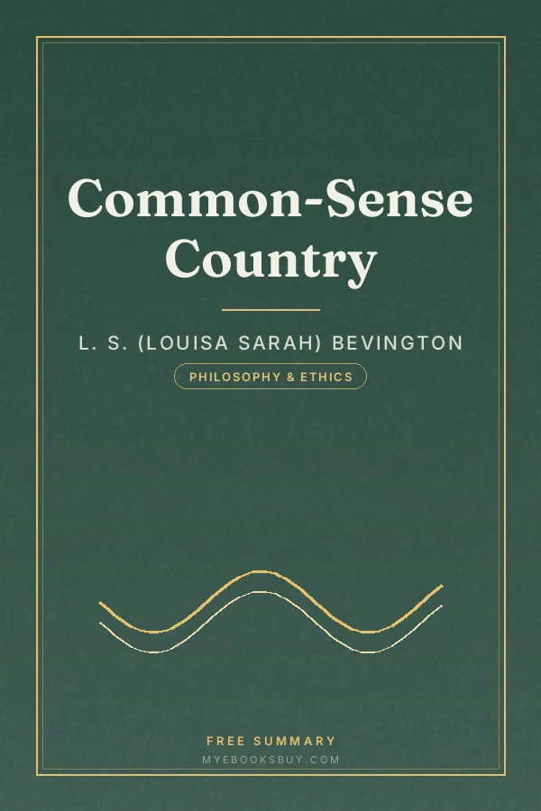 Cover of Common-Sense Country