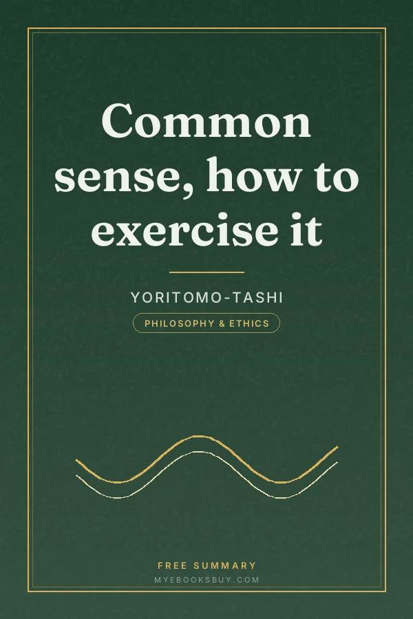 Cover of Common sense, how to exercise it