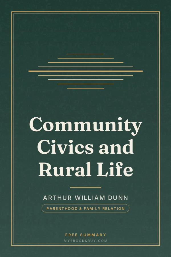 Cover of Community Civics and Rural Life