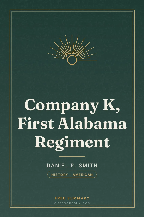 Cover of Company K, First Alabama Regiment
