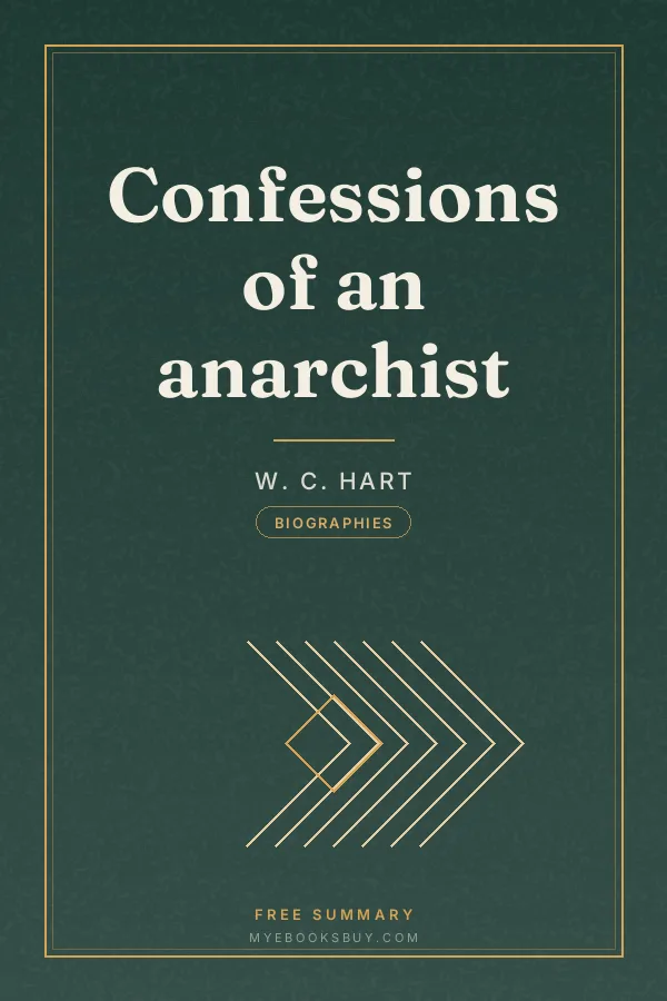 Cover of Confessions of an anarchist