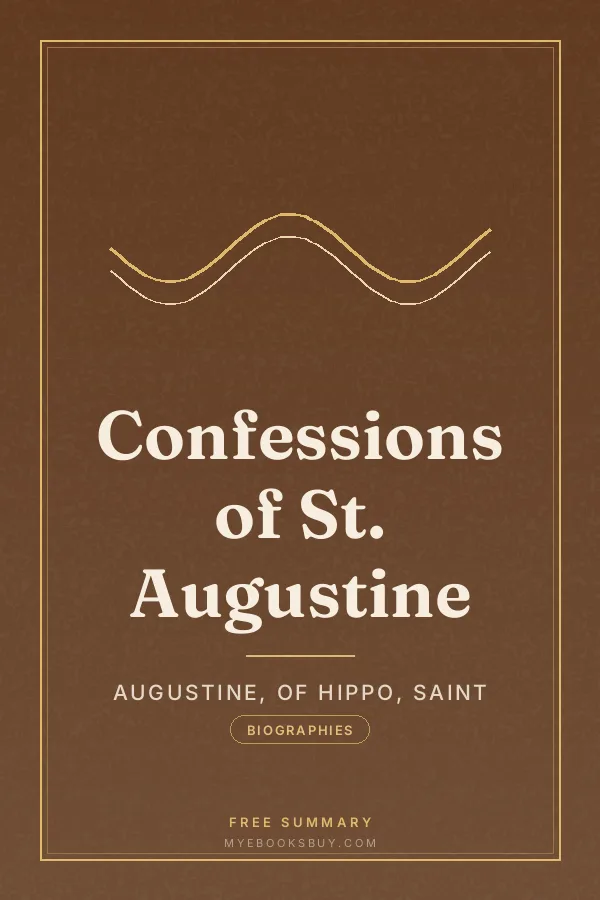 Cover of Confessions of St. Augustine