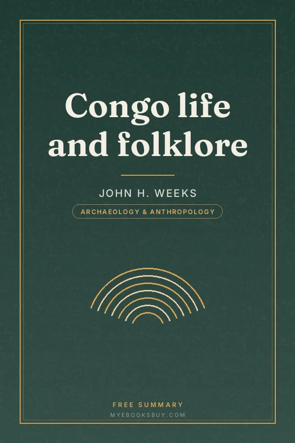 Cover of Congo life and folklore
