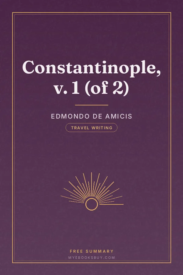 Cover of Constantinople, v. 1 (of 2)
