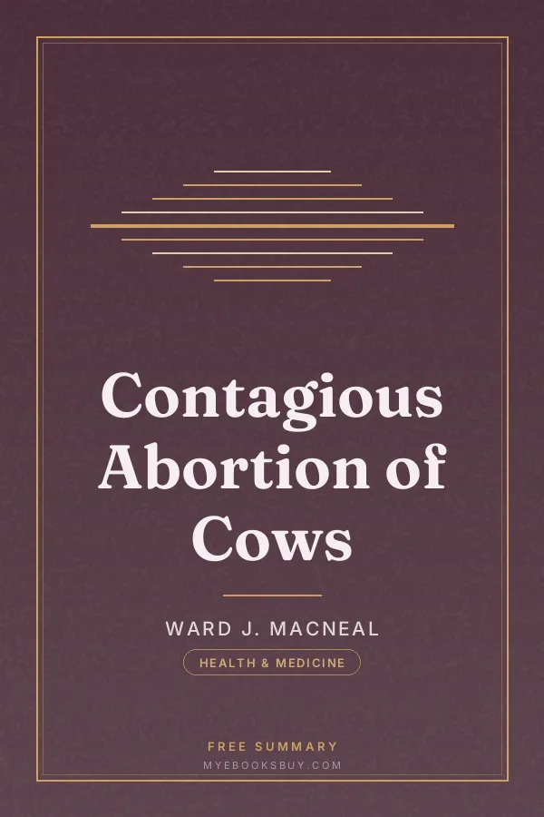 Cover of Contagious Abortion of Cows