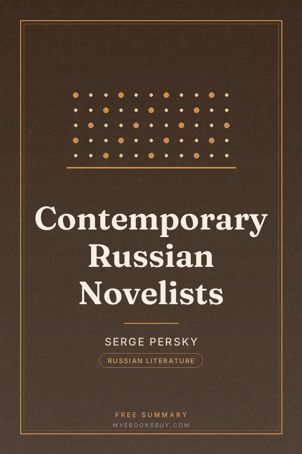 Cover of Contemporary Russian Novelists