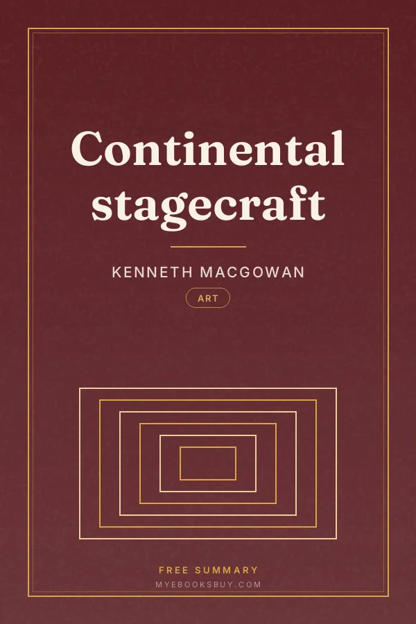 Cover of Continental stagecraft