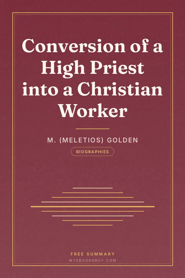 Cover of Conversion of a High Priest into a Christian Worker