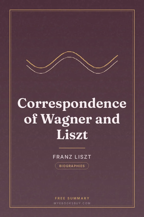 Cover of Correspondence of Wagner and Liszt