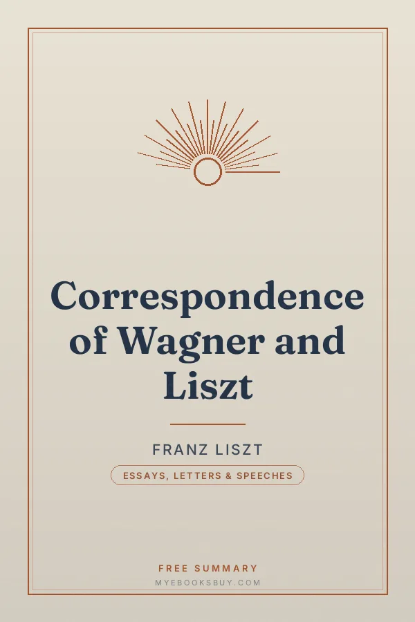 Cover of Correspondence of Wagner and Liszt