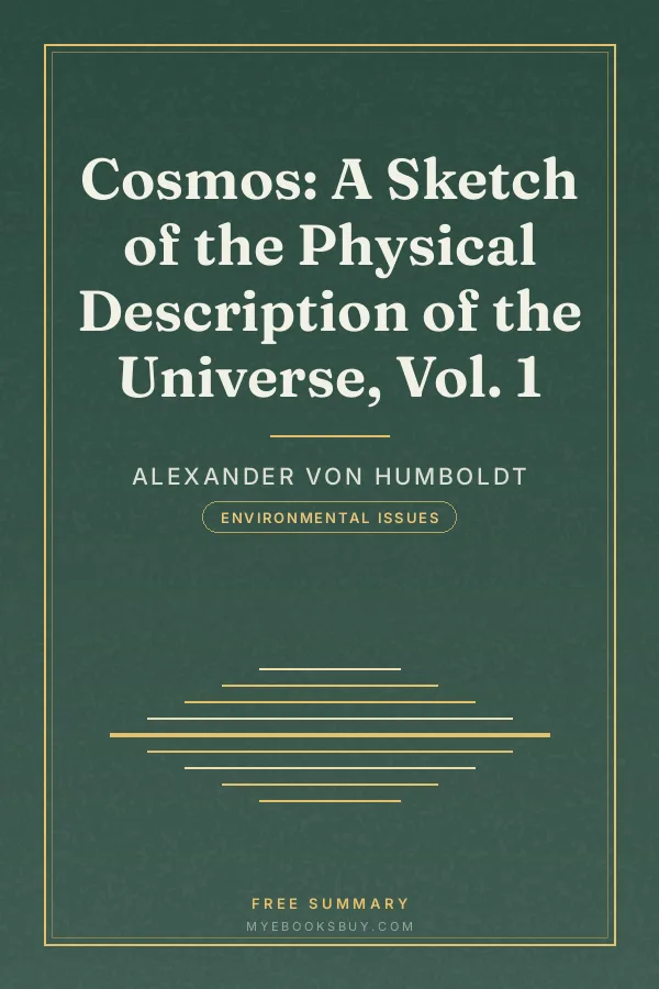 Cover of Cosmos: A Sketch of the Physical Description of the Universe, Vol. 1