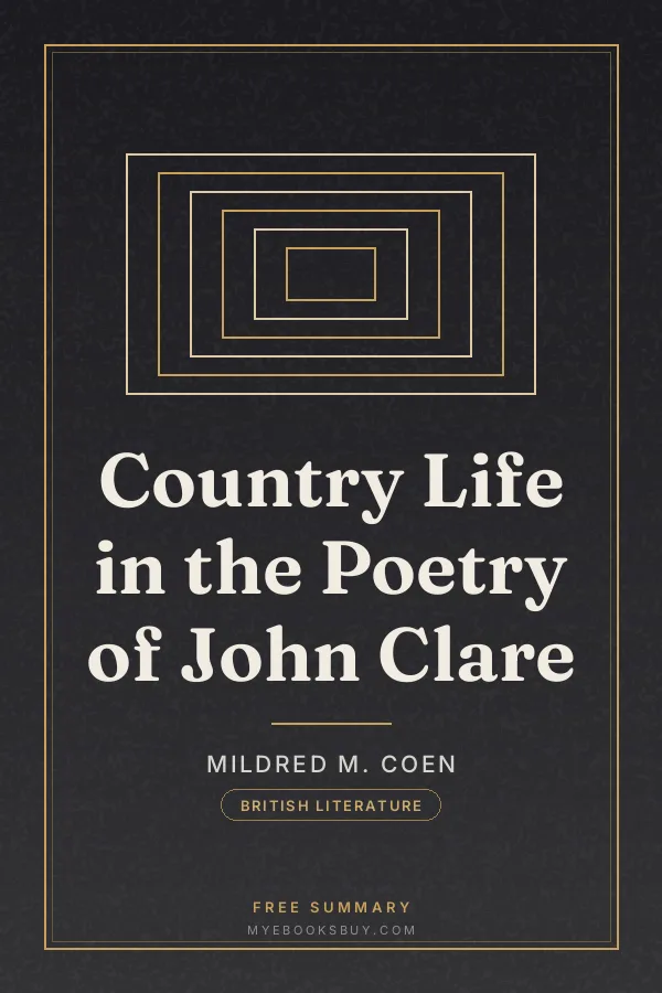 Cover of Country Life in the Poetry of John Clare
