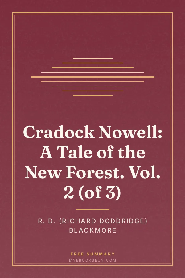 Cover of Cradock Nowell: A Tale of the New Forest. Vol. 2 (of 3)