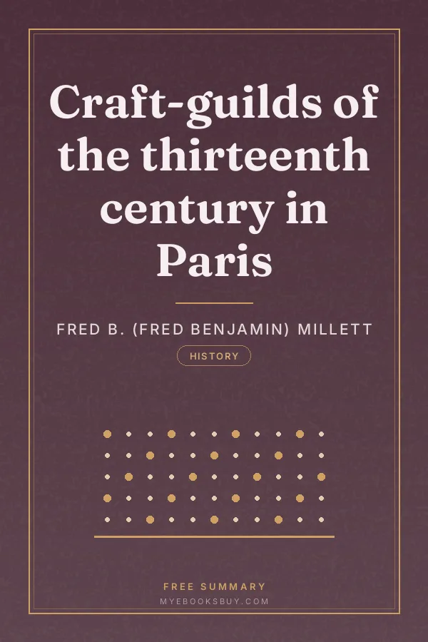 Cover of Craft-guilds of the thirteenth century in Paris