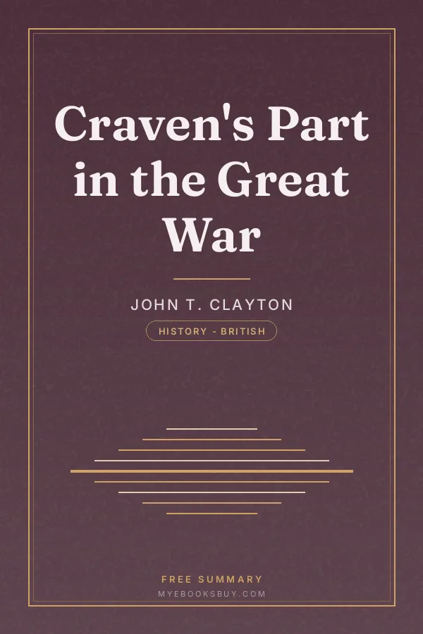 Cover of Craven's Part in the Great War