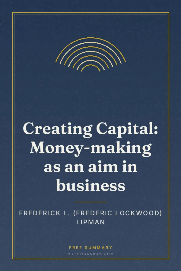 Cover of Creating Capital: Money-making as an aim in business