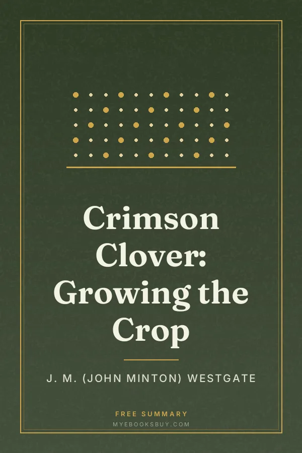 Cover of Crimson Clover: Growing the Crop
