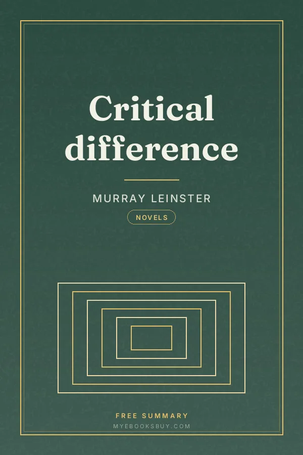 Cover of Critical difference