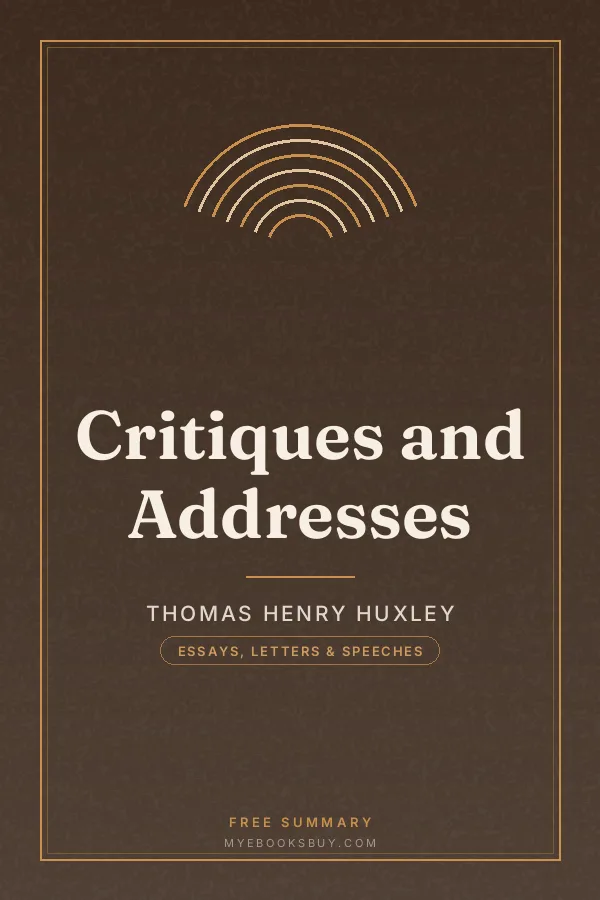 Cover of Critiques and Addresses