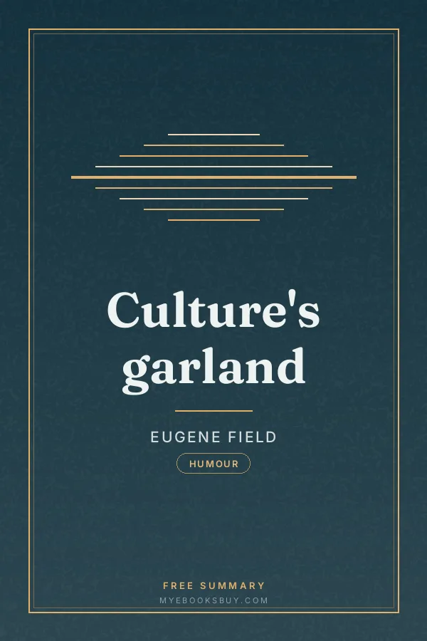 Cover of Culture's garland