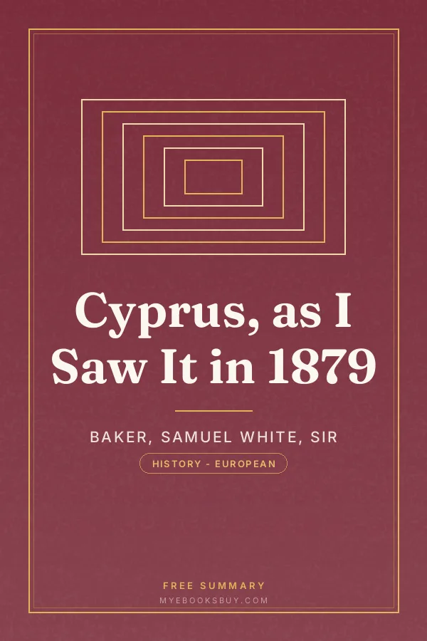 Cover of Cyprus, as I Saw It in 1879
