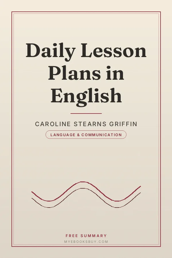 Cover of Daily Lesson Plans in English