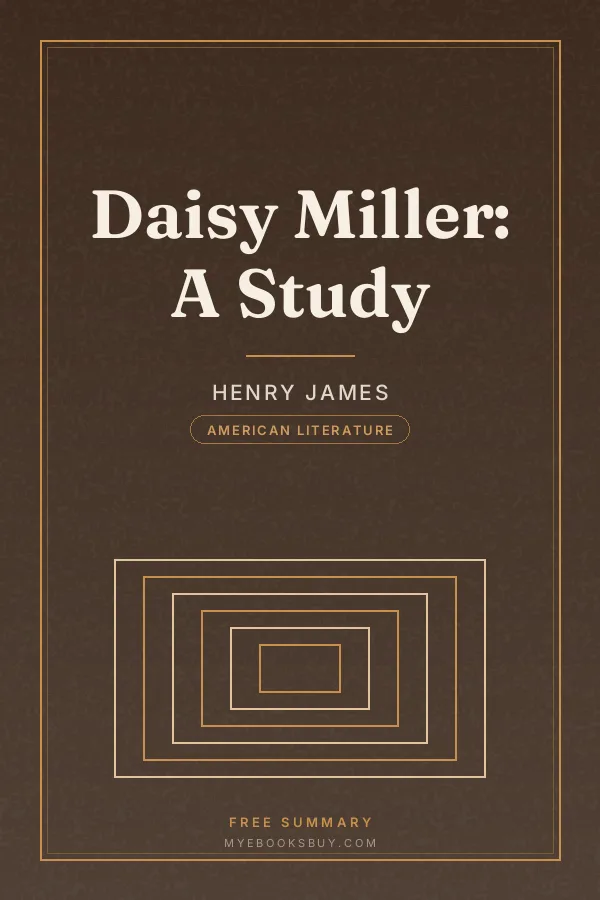 Cover of Daisy Miller: A Study