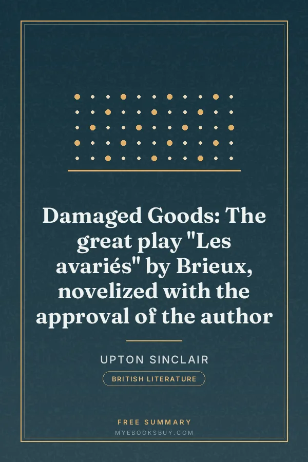 Cover of Damaged Goods: The great play "Les avariés" by Brieux, novelized with the approval of the author