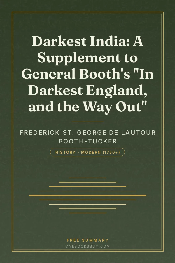 Cover of Darkest India: A Supplement to General Booth's "In Darkest England, and the Way Out"