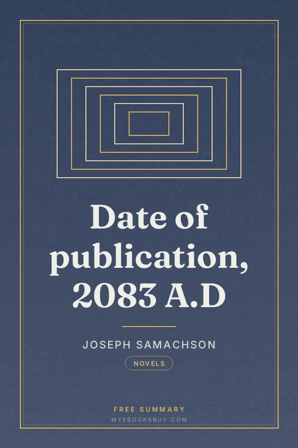 Cover of Date of publication, 2083 A.D