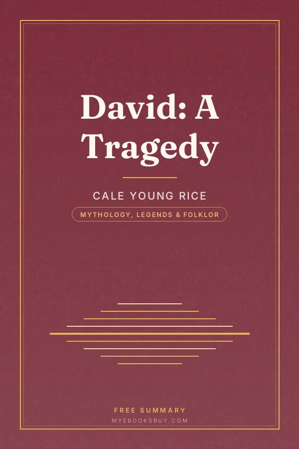 Cover of David: A Tragedy