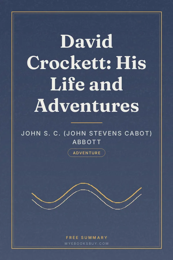 Cover of David Crockett: His Life and Adventures