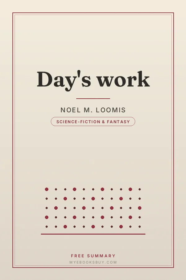 Cover of Day's work